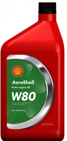 AeroShell Oil W80 авиационное масло SAE J-1899 класс 40