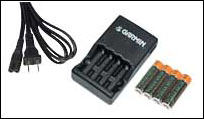 Rechargeable AA Battery Kit (Includes 4-AA NiMH cells). Used with GPSMAP 295 & 196 and GPS III Pilot.