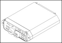 TAWS Annunciator for use with Landmark TAWS 8000